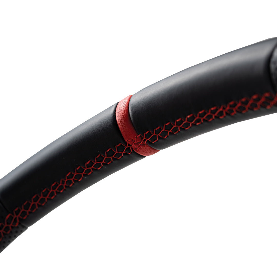 Transit Steering Wheel Leather Red