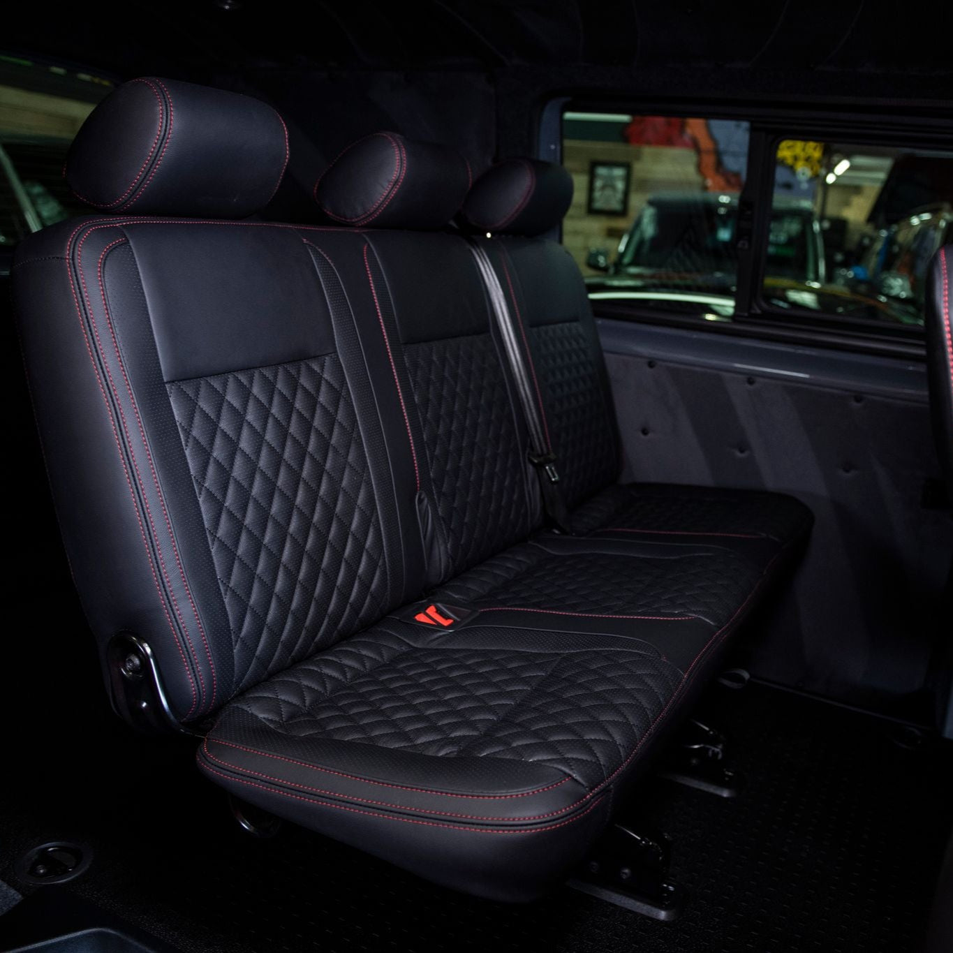 Genuine Leather - VW Transporter Trip Bench