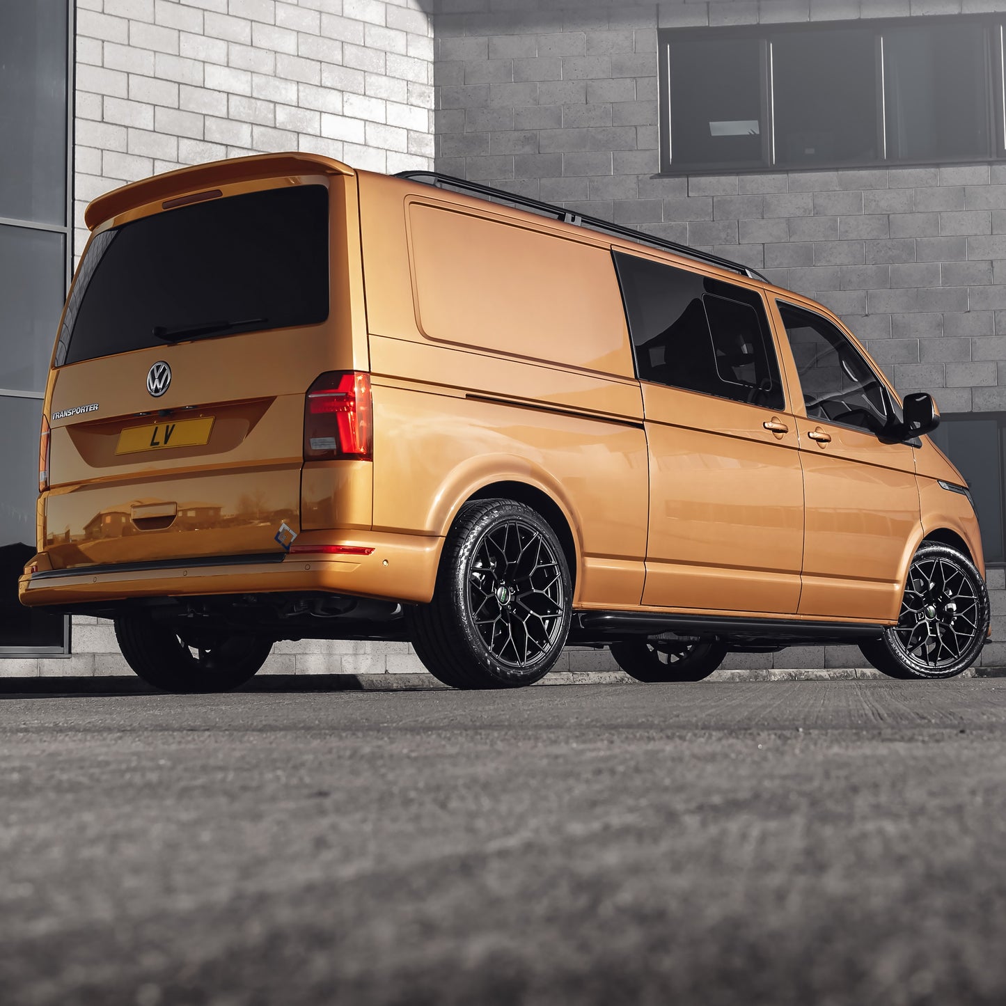 LV-2 Matte Black Alloy Wheels 10"