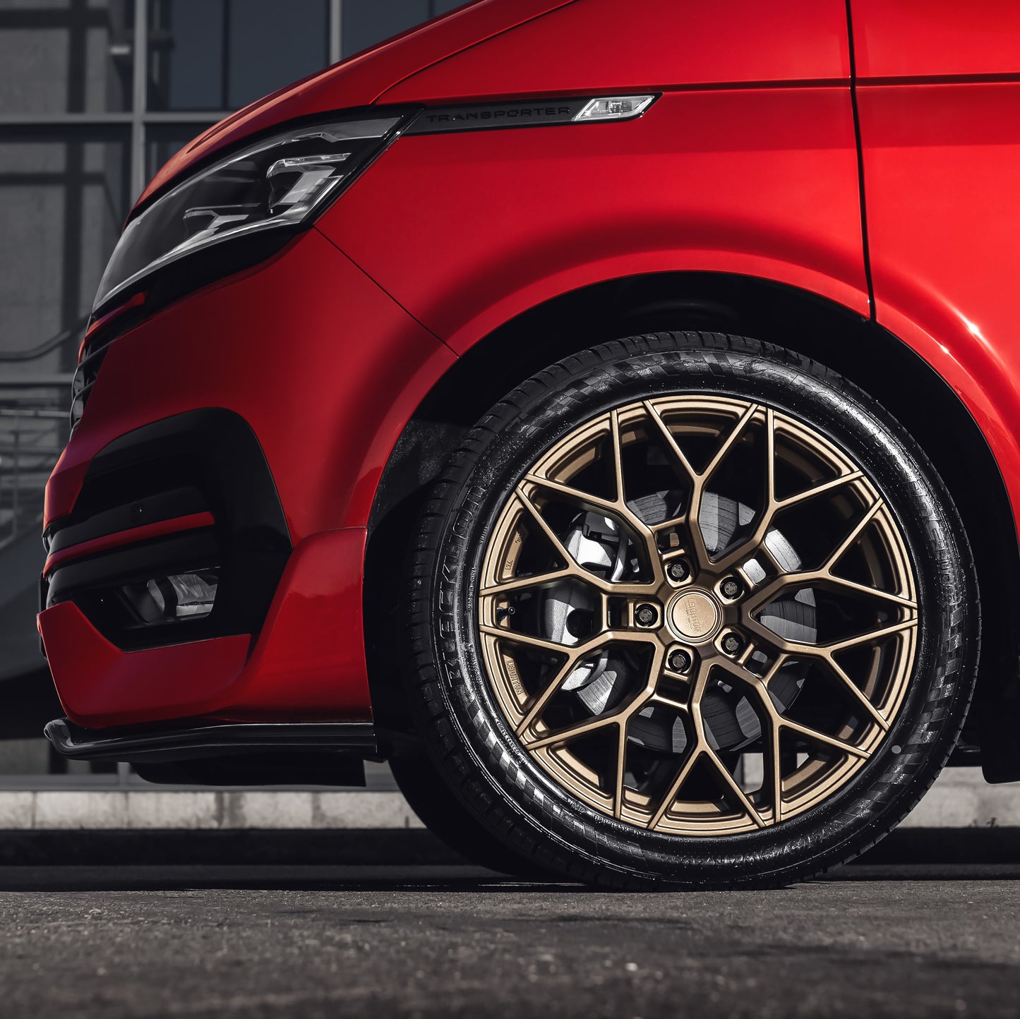 LV-2 Matte Champagne Gold Alloy Wheels 10"