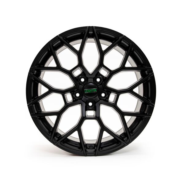 LV-2 Matte Black Alloy Wheels 10"