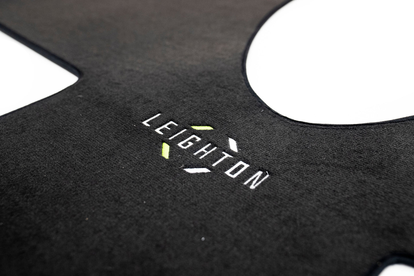 Single Captains Seat Mat (T6.1) Black/White Logo