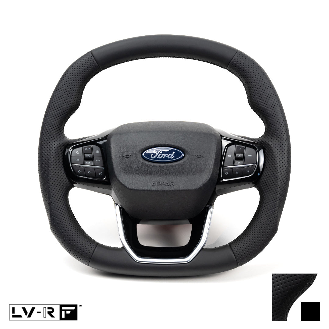 Transit Steering Wheel Leather Black