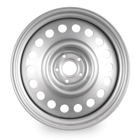 Navis Holey Steel Wheels Staggered 19" Silver