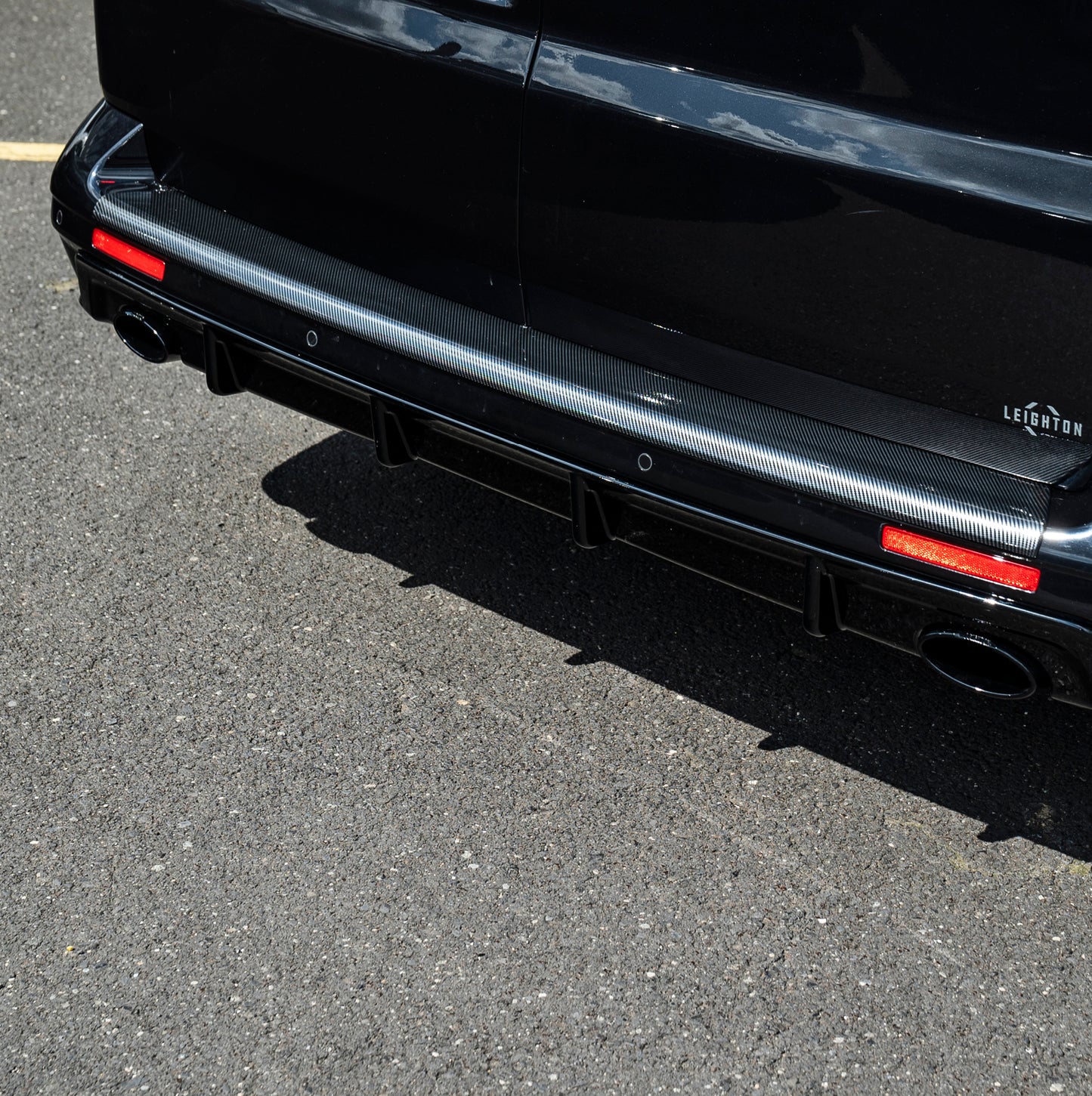 LV-R Barn Door Rear Bumper ( VW T5/T5.1/T6/T6.1)
