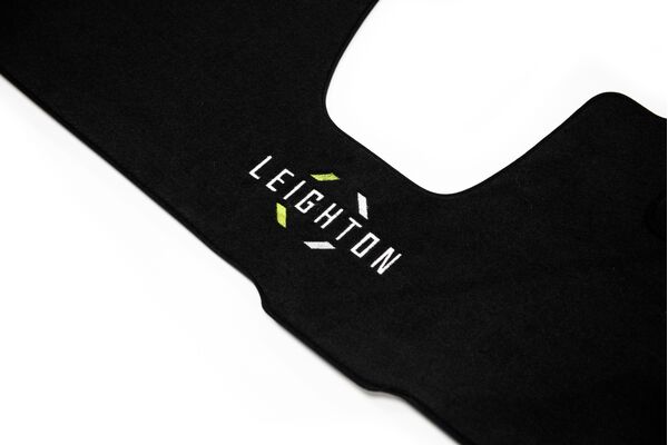 Leighton 1 + 2 Front Mat (T6) Black/Colour Logo