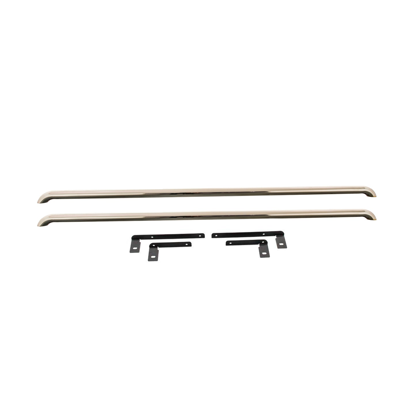 Tubular Side Bars (VW T5 to T6.1) LWB, Chrome