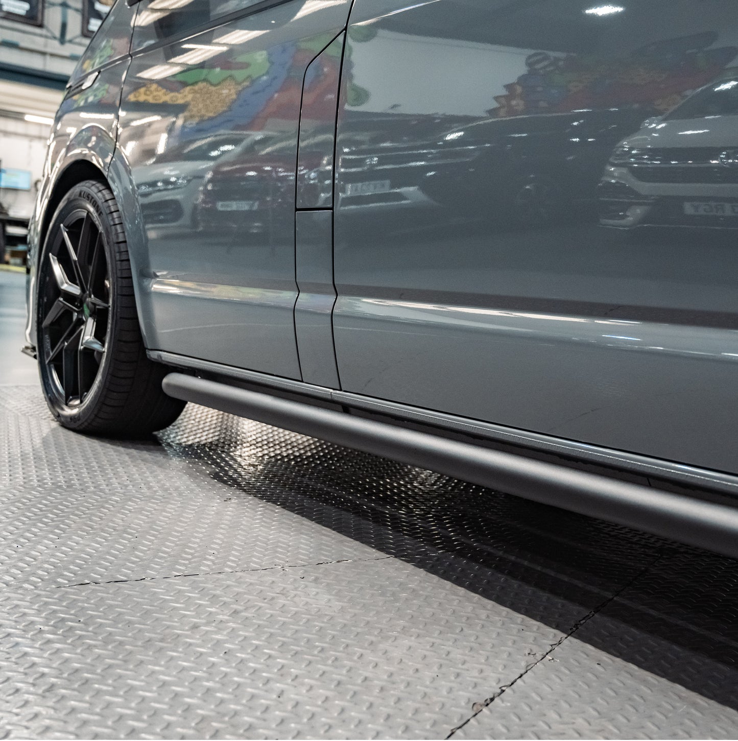 Tubular Side Bars (VW T5 to T6.1) LWB, Chrome