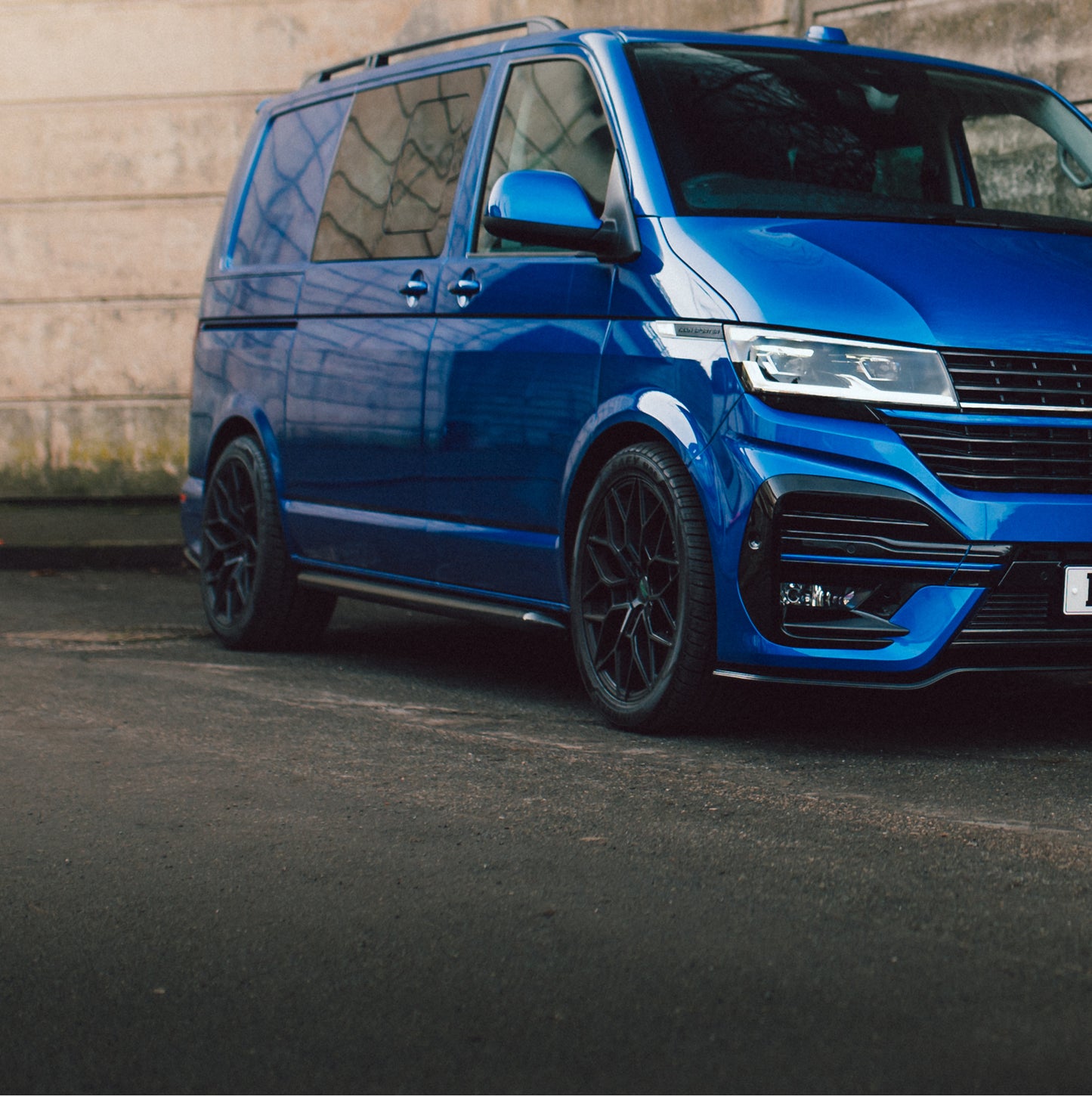 Tubular Side Bars (VW T5 to T6.1) LWB, Chrome