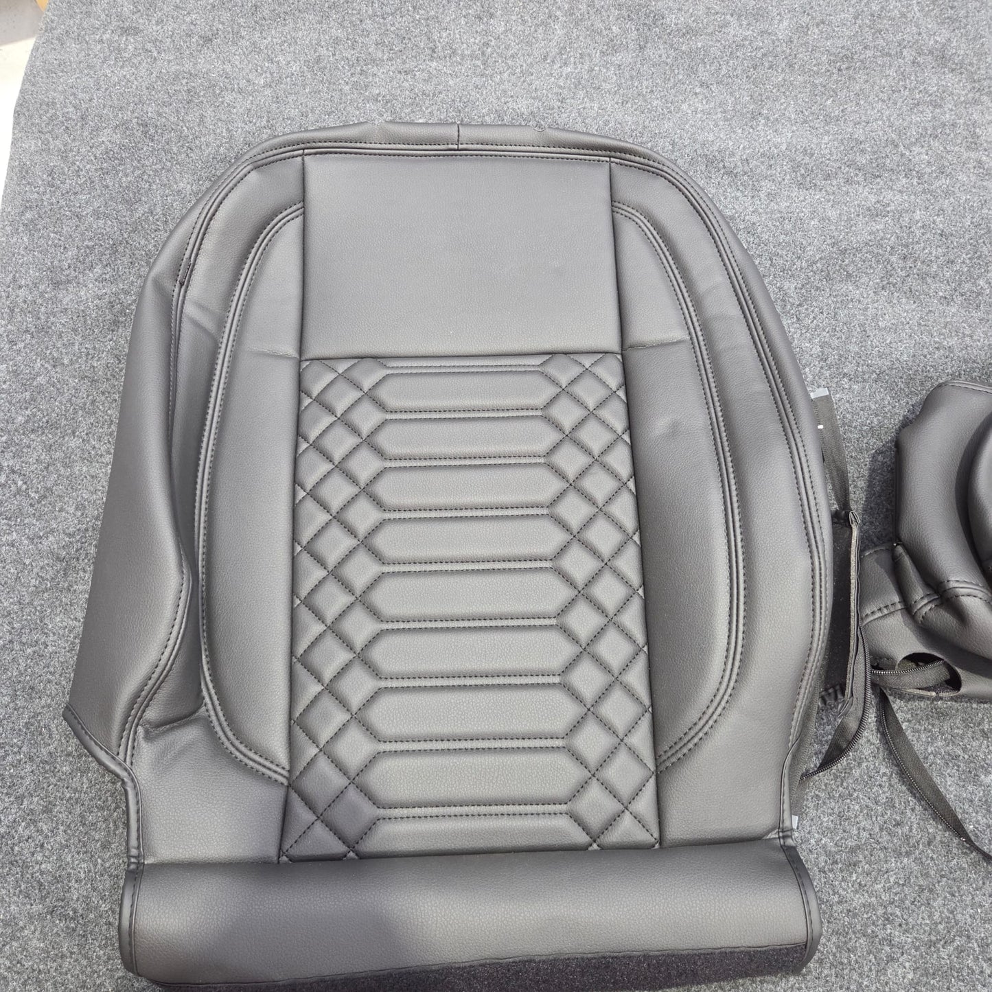 Leather look seat covers Ford Transit