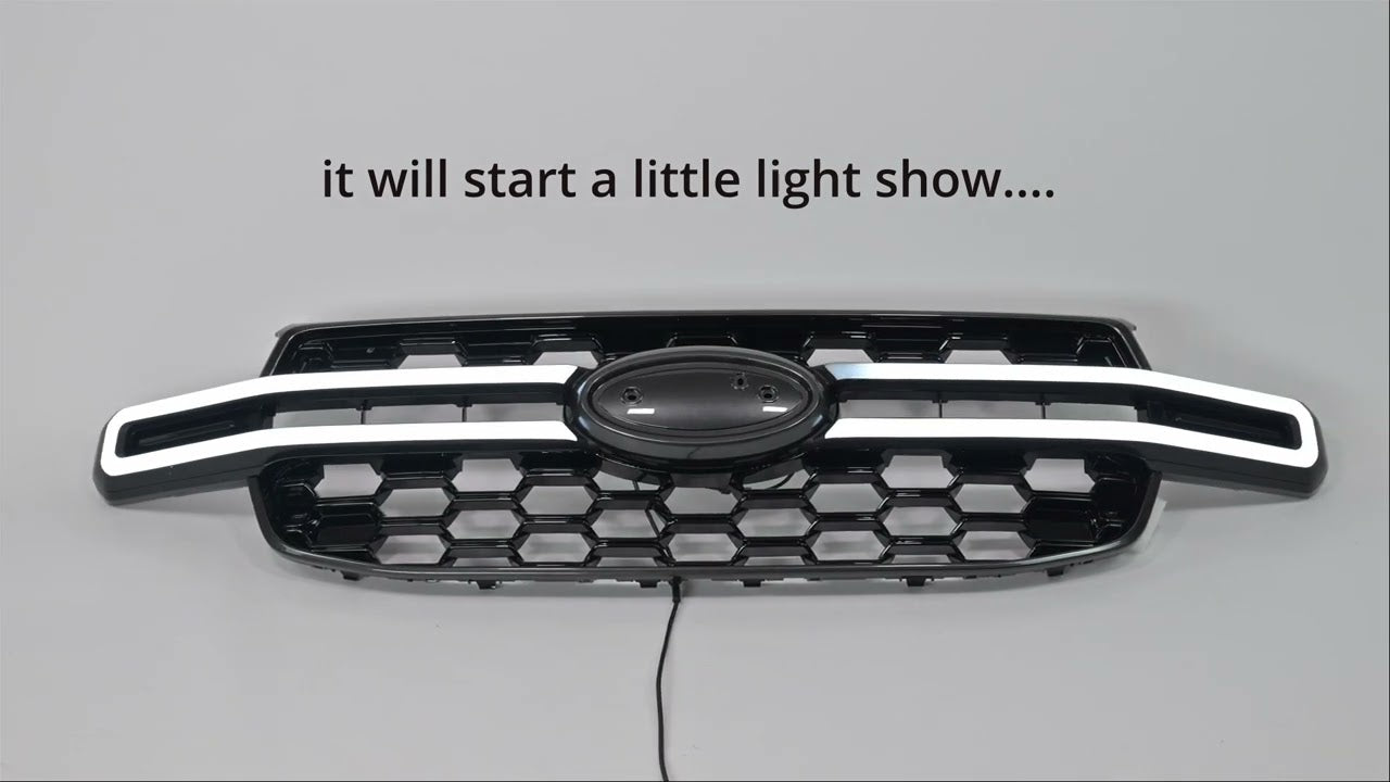 RANGER 2023- NIGHTHAWK LED GRILLE - GLOSS