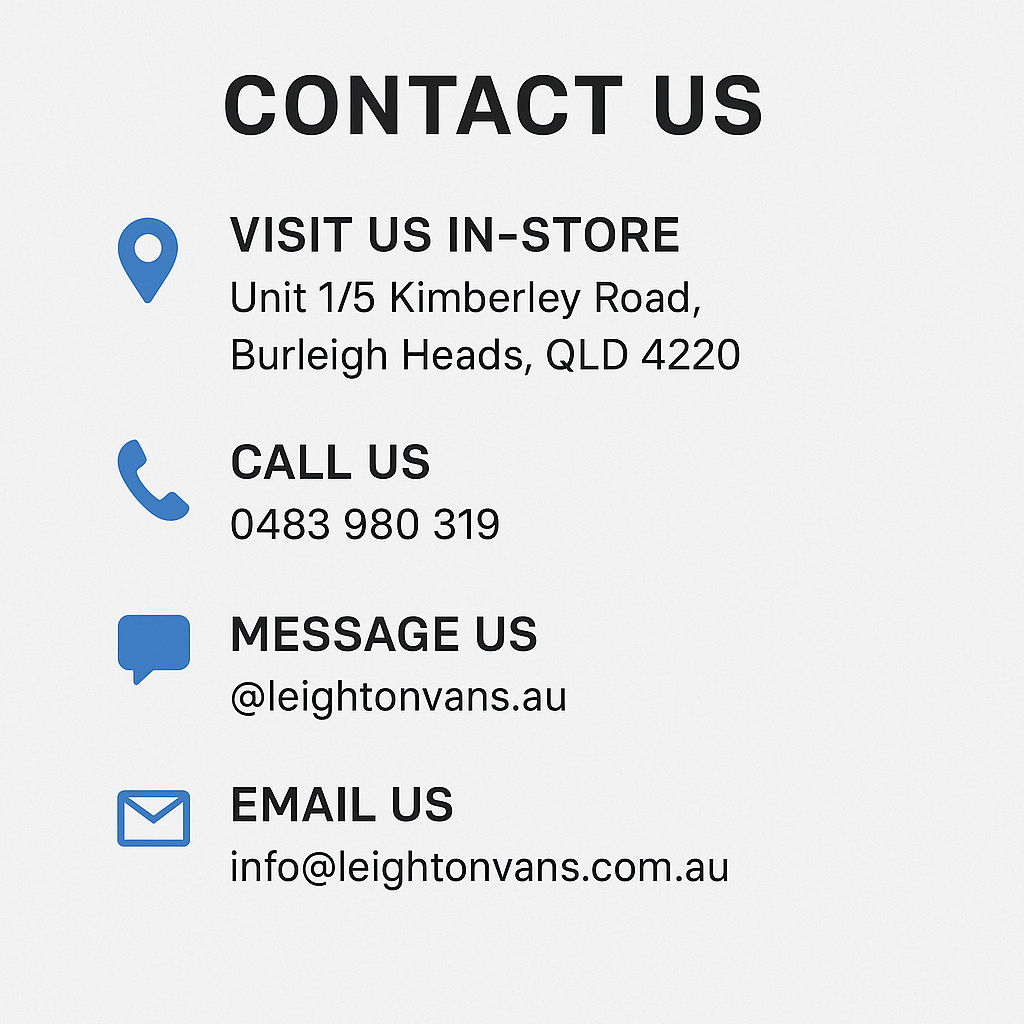 How to Get in Contact with Leighton Vans