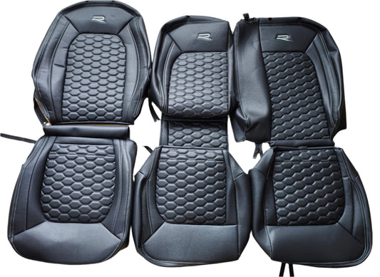 VW Crafter Leather Look Seat Covers Hex Standard