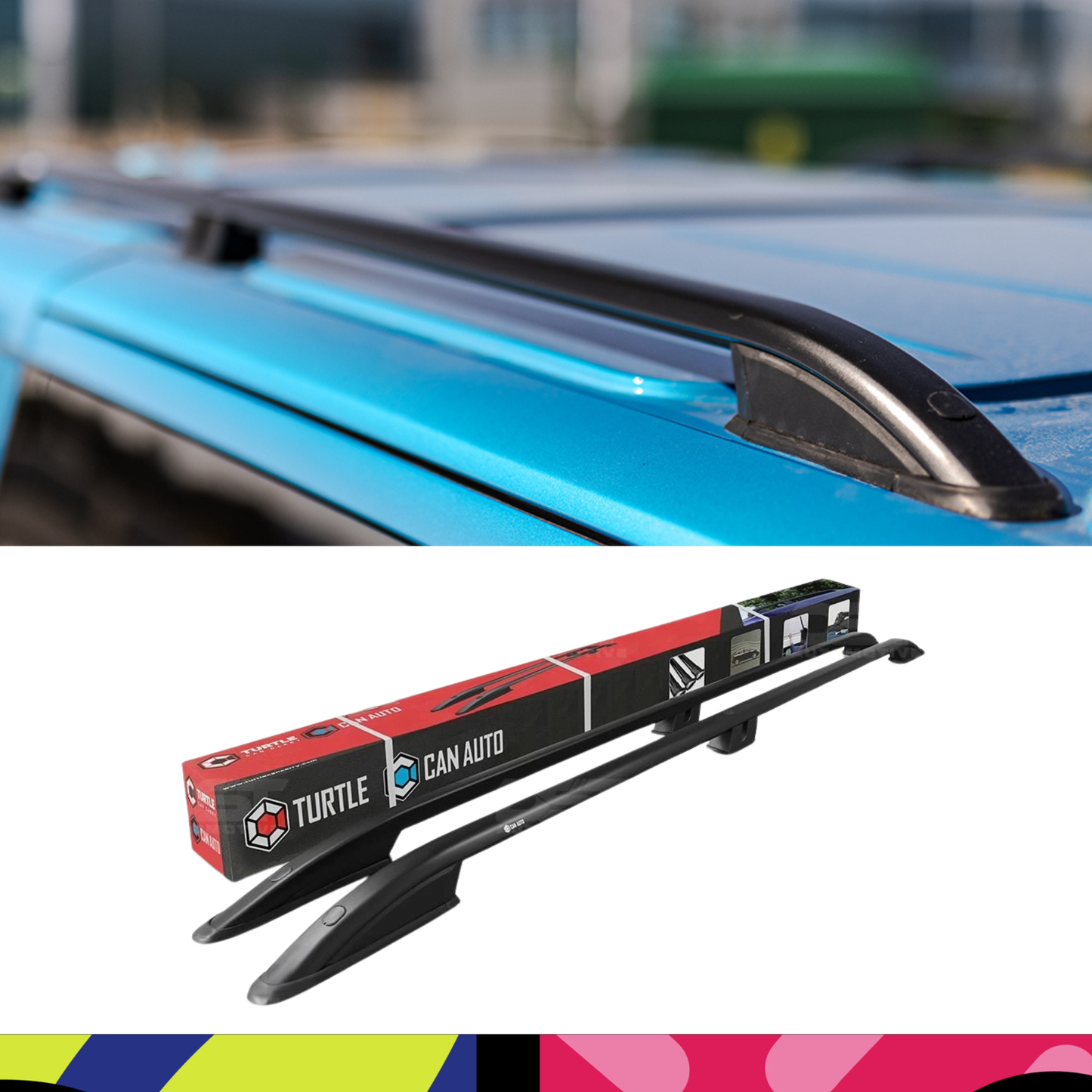 Roof Bars (LWB) for Transit Custom/VW Transporter T7