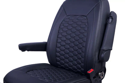 VW Crafter Leather Look Seat Covers Hex Standard