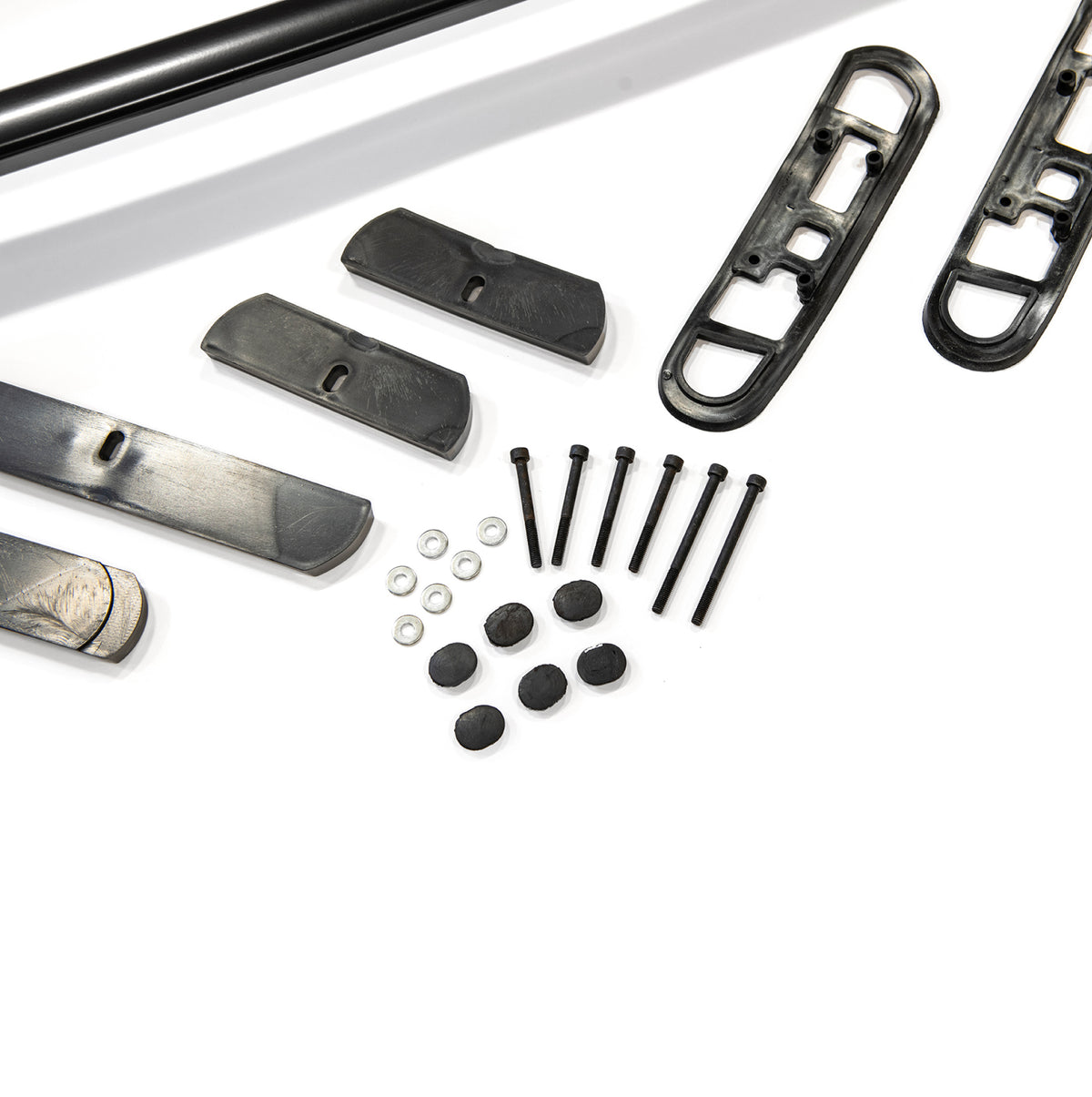 SWB Black Roof Bars by Leighton Vans - For VW T5, T6 & T6.1 SWB Black Roof Bars by Leighton Vans - For VW T5, T6 & T6.1