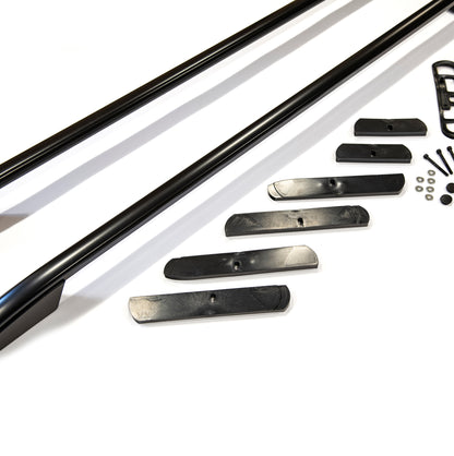Black Roof Bars ( VW T5 to T6.1) LWB