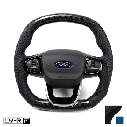Transit Steering Wheel Carbon Blue