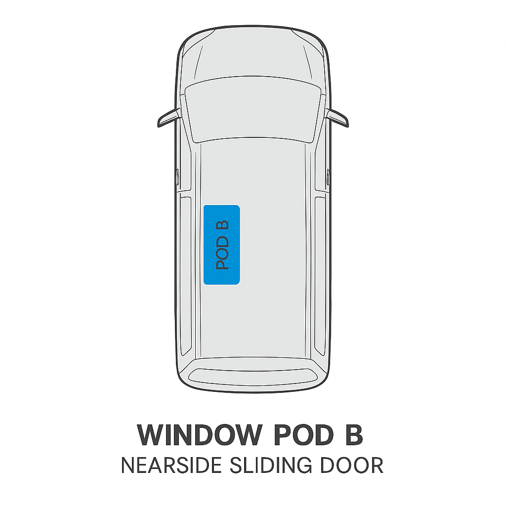 Vanshades Window Pod B - No Carpet