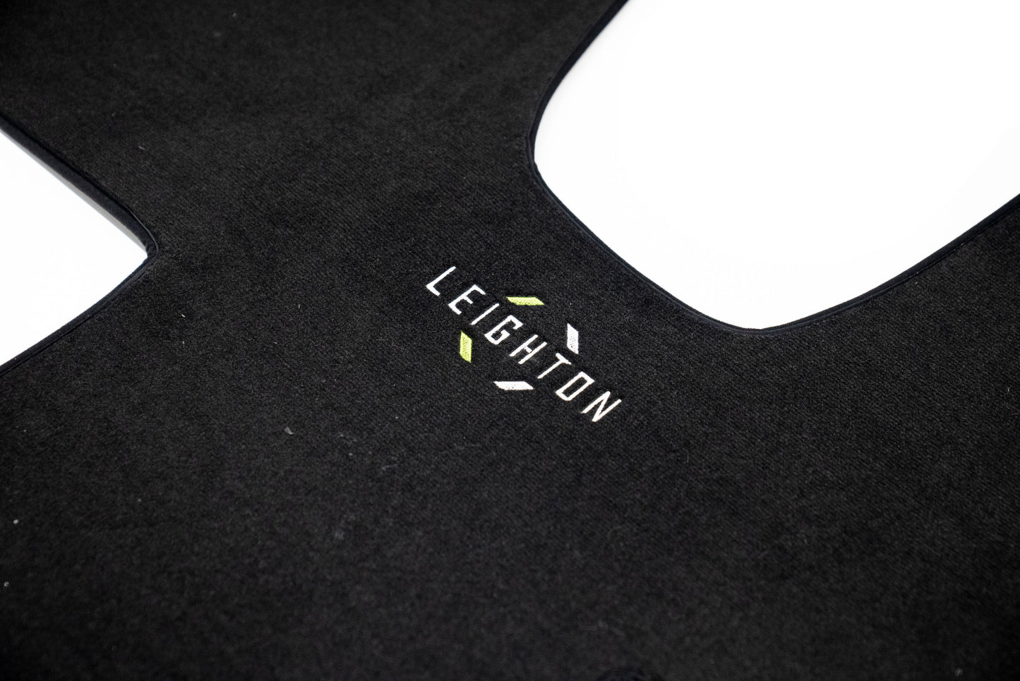 Single Captains Seat Mat (T6) Black/Coloured Logo