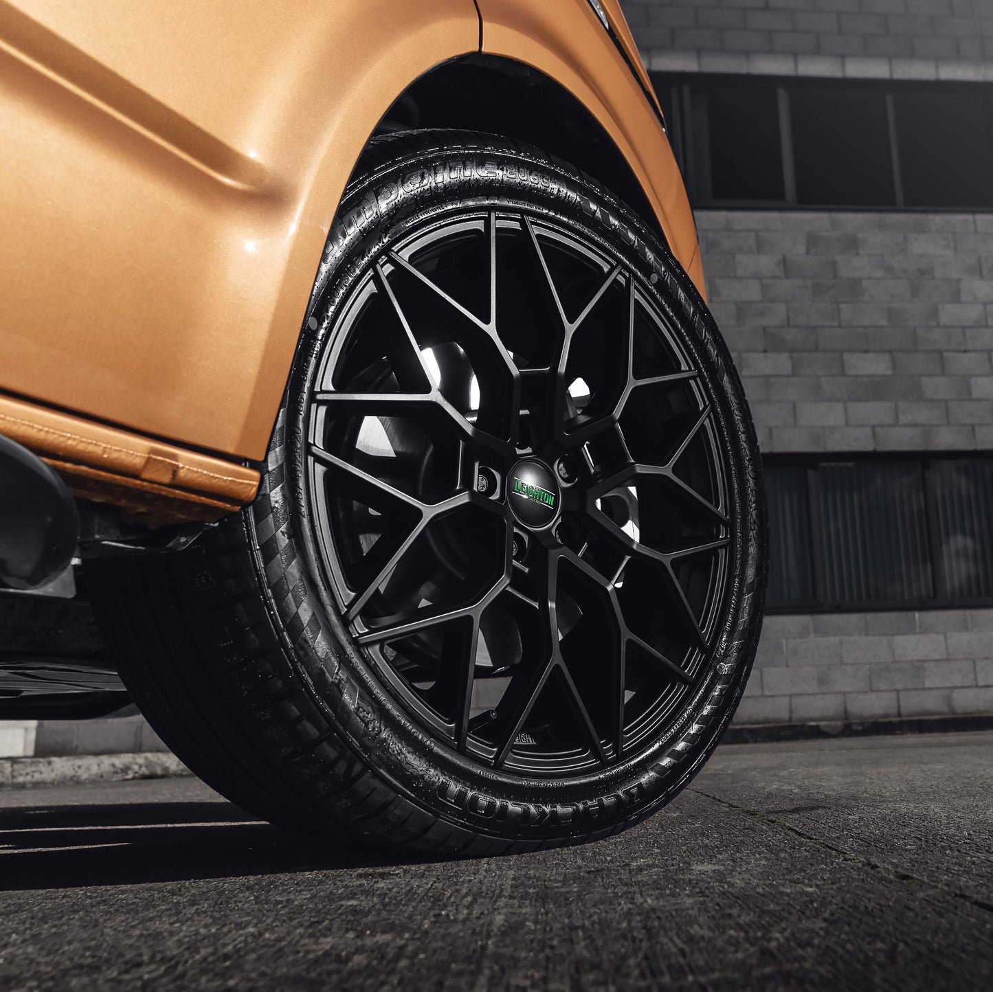 LV-2 Matte Black Alloy Wheels 10"