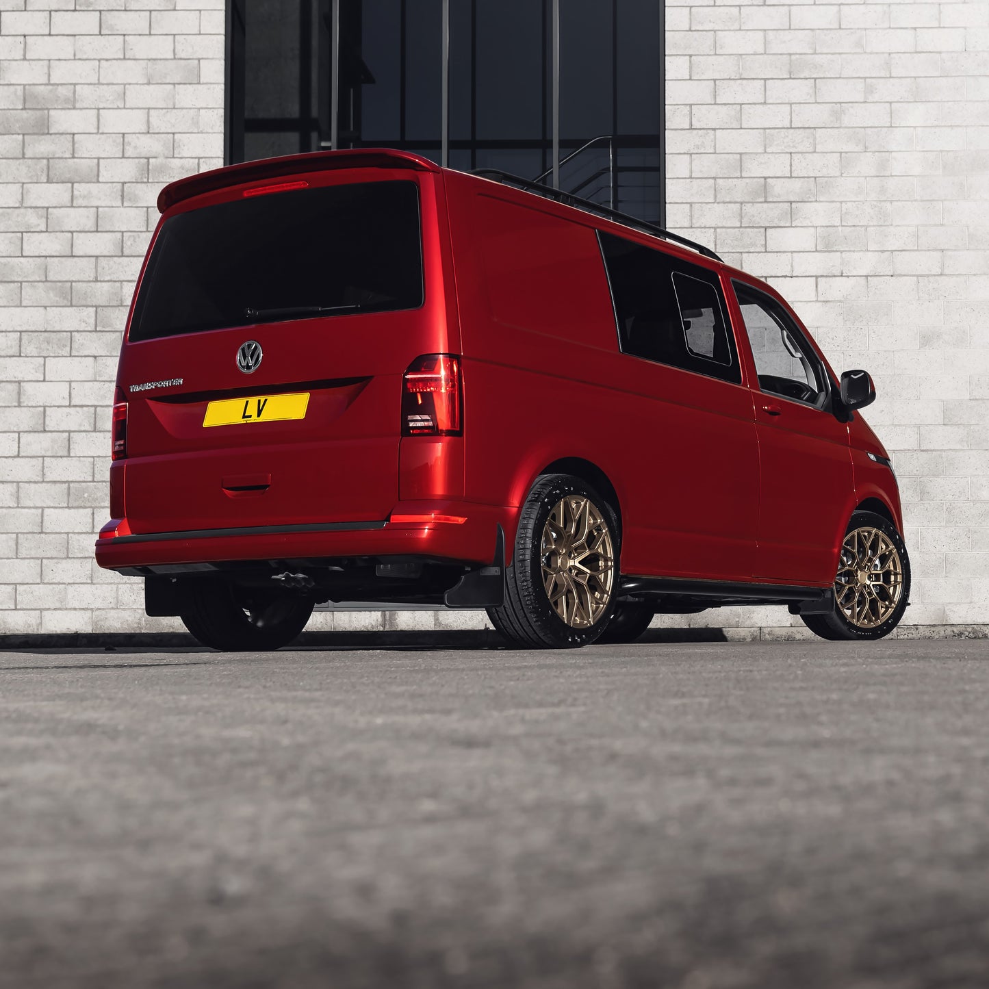LV-2 Matte Champagne Gold Alloy Wheels 10"