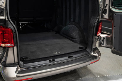 Rear Load Mat (T5 to T6.1) Black/White Logo - SWB