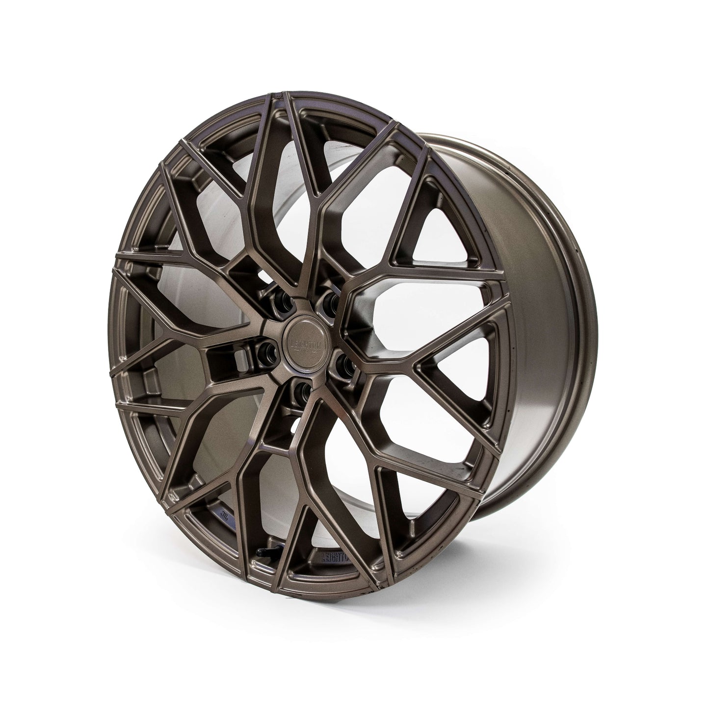 LV-2 Matte Champagne Gold Alloy Wheels 10"