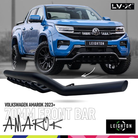 VW AMAROK 2022- 70MM BLACK SPOILER BAR