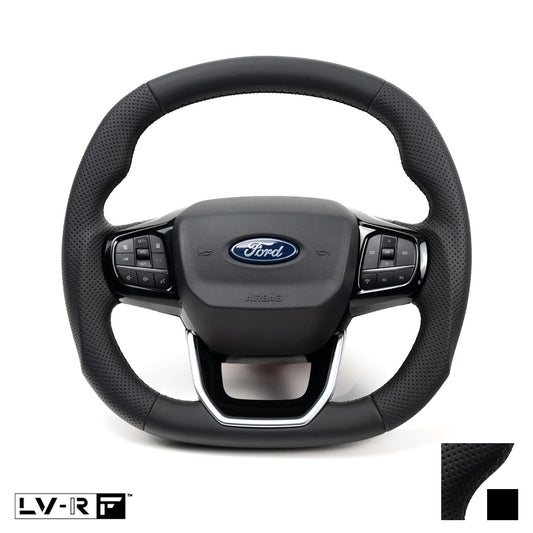Transit Steering Wheel Leather Black