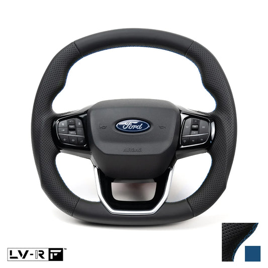 Transit Steering Wheel Leather Blue