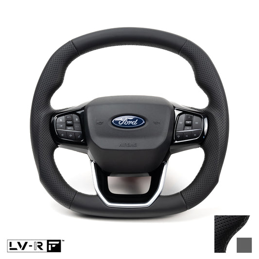 Transit Steering Wheel Leather Grey