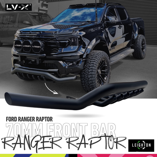 70MM BLACK SPOILER BAR - D RANGER - Raptor