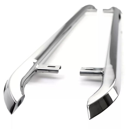 Trapezoid Side Bars (VWT5 to T6.1) LWB Matte Black