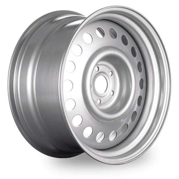 Navis Holey Steel Wheels Staggered 19" Silver