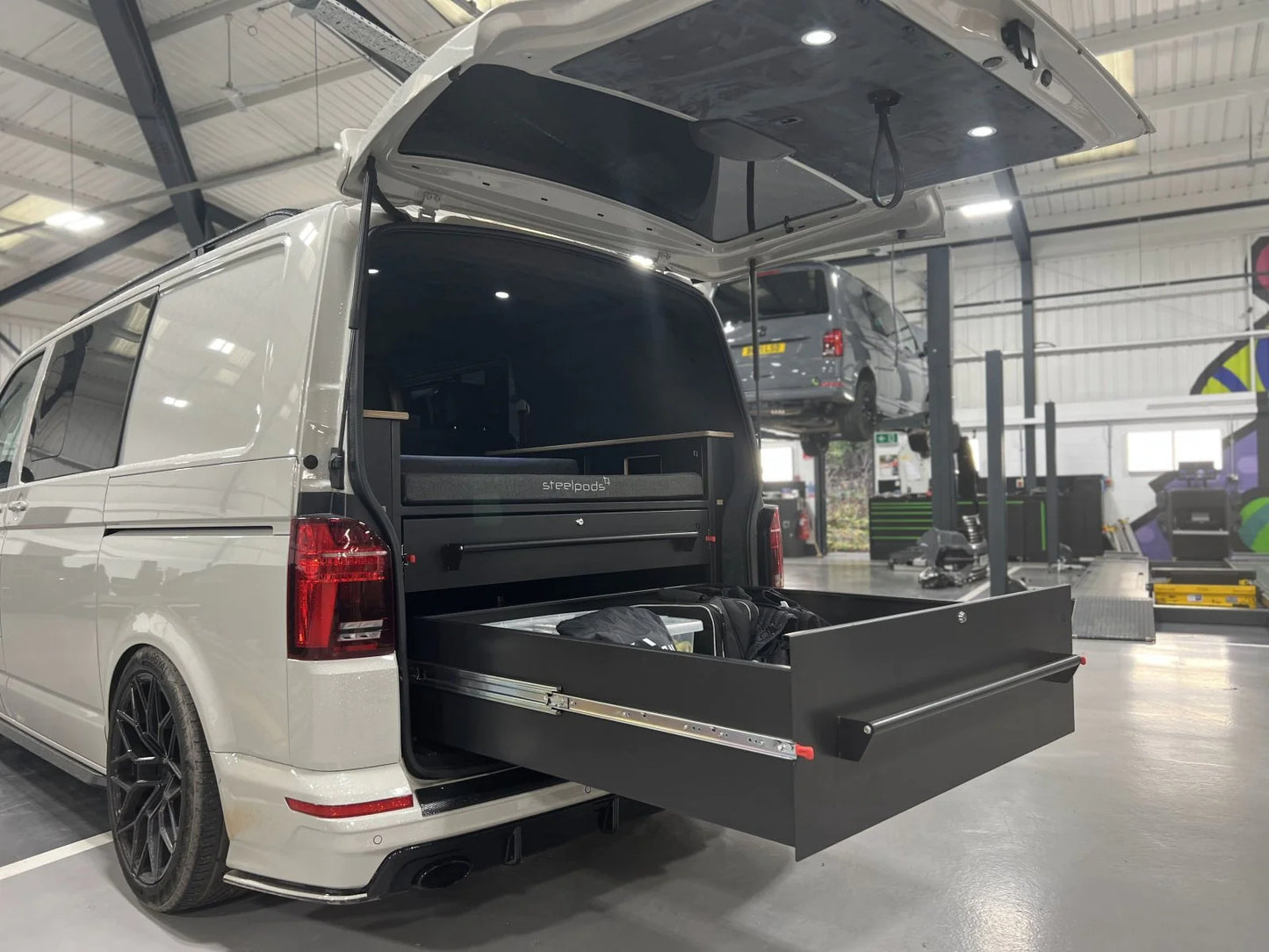 SteelPod Draw and Bed system