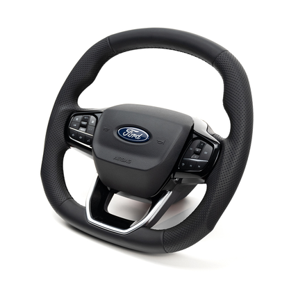 Transit Steering Wheel Leather Black