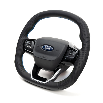 Transit Steering Wheel Leather Blue