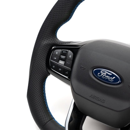 Transit Steering Wheel Leather Blue
