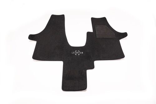 Single Captains Seat Mat (T6) Black/White Logo
