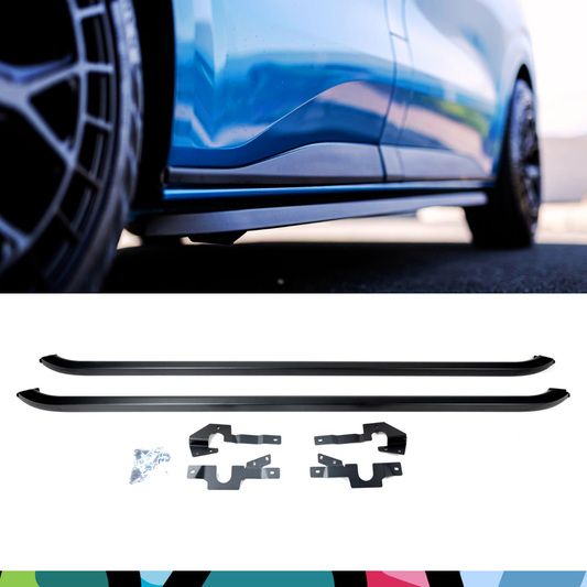 Side Bar (SWB Matte Black) for Transit Custom/VW Transporter T7