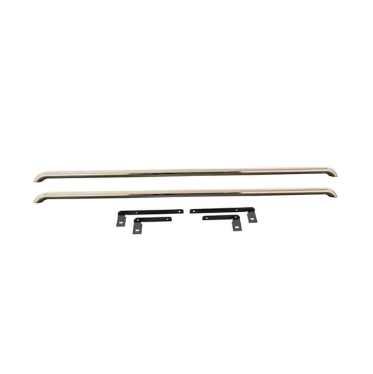 Tubular Side Bars (VW T5 to T6.1) LWB, Chrome