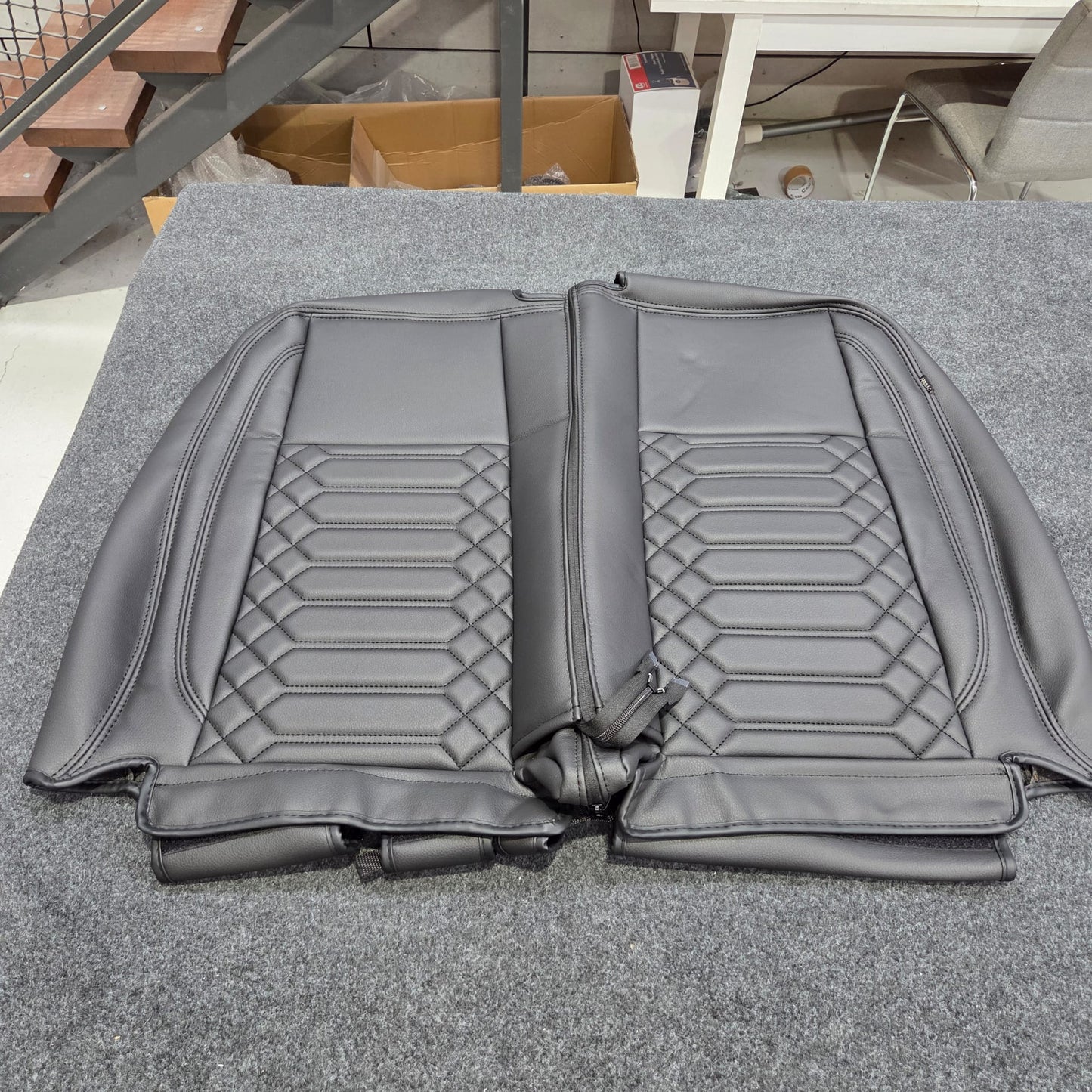 Leather look seat covers Ford Transit