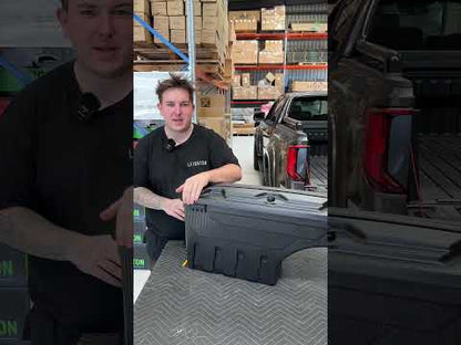 Swing out storage boxes. (Pair)