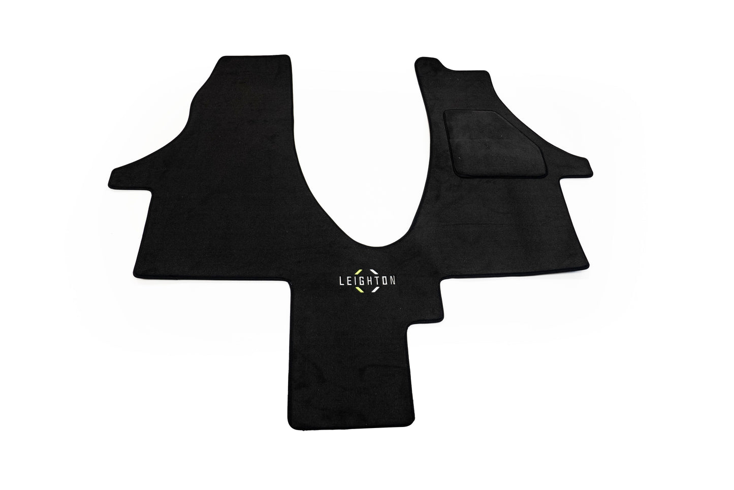 Single Captains Seat Mat (T6.1) Black/Colour Logo