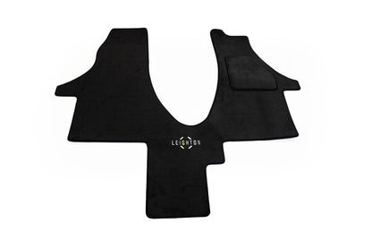 Single Captains Seat Mat (T6.1) Black/Colour Logo