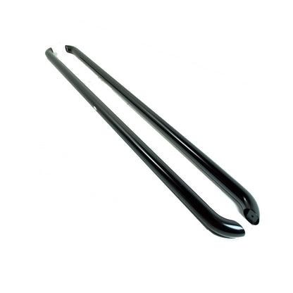 Tubular Side Bars (VW T5 to T6.1) LWB, Gloss Black