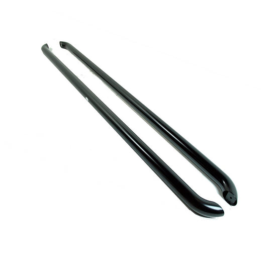 Tubular Side Bars (VW T5 to T6.1) LWB, Gloss Black