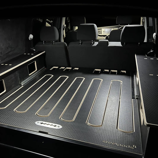 SteelPod Draw and Bed system