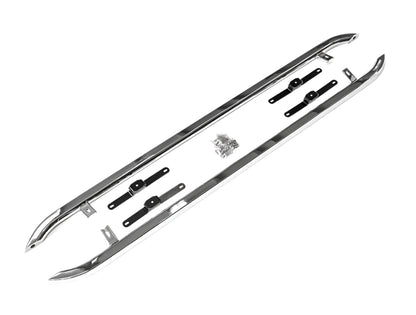 Trapezoid Side Bars (VWT5 to T6.1) LWB Matte Black
